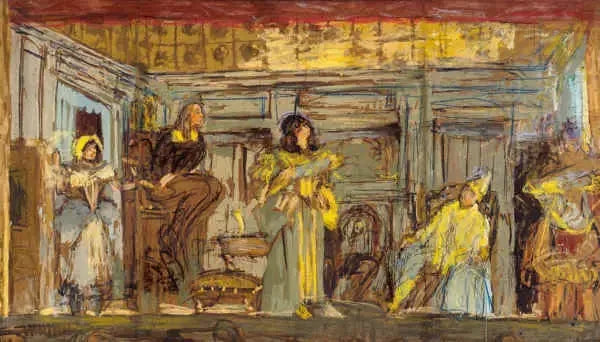 De ingebeelde zieke - Édouard Vuillard
