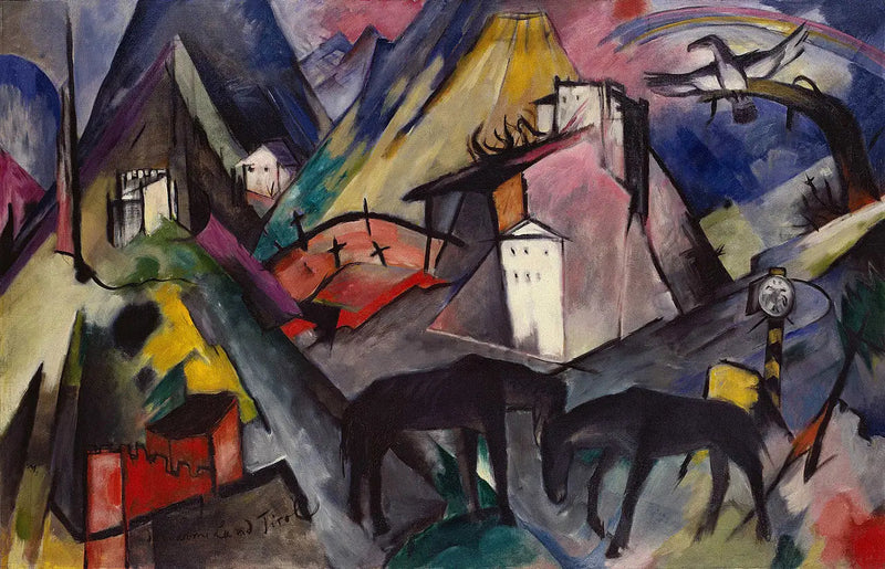 Het ongelukkige land Tirol - Franz Marc