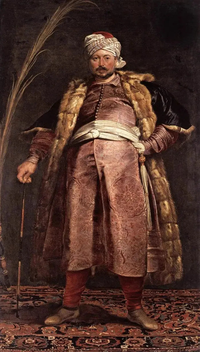 De handelaar Nicolas des Respaigne en pelgrim van Jeruzalem - Peter Paul Rubens