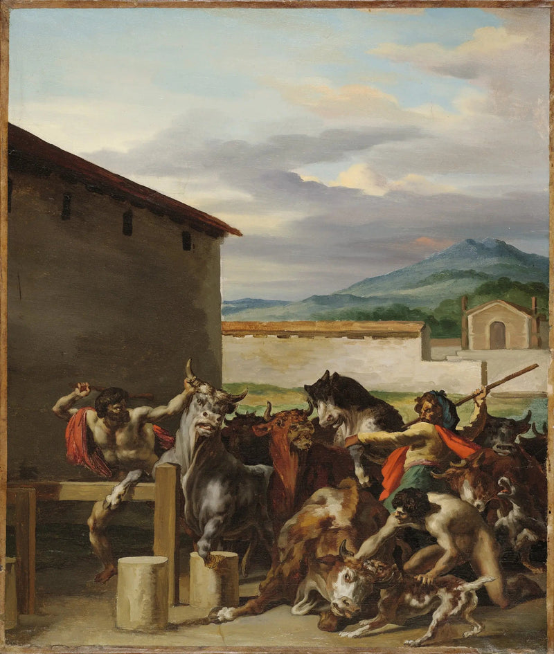 De rundermarkt - Théodore Géricault