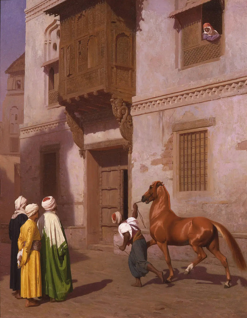 De paardenmarkt - Jean-Léon Gérôme