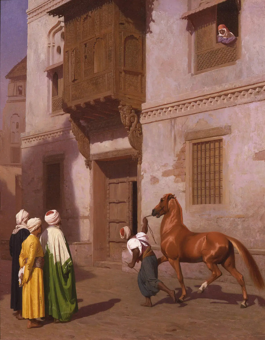 De paardenmarkt - Jean-Léon Gérôme