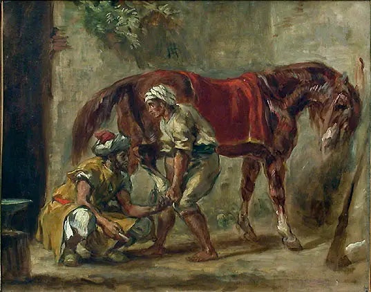 De hoefsmid - Eugène Delacroix