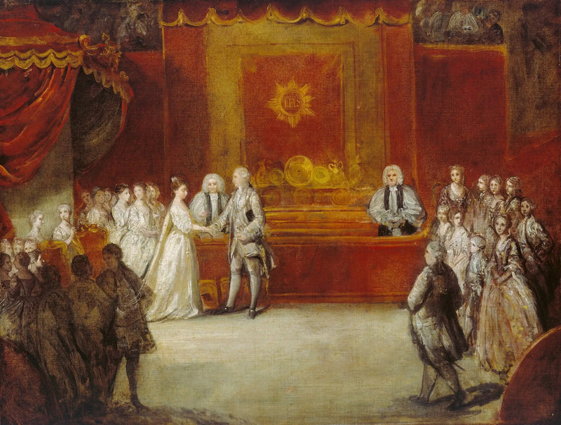 Het huwelijk van George III - Joshua Reynolds

Source:
Le mariage de George III - Joshua Reynolds