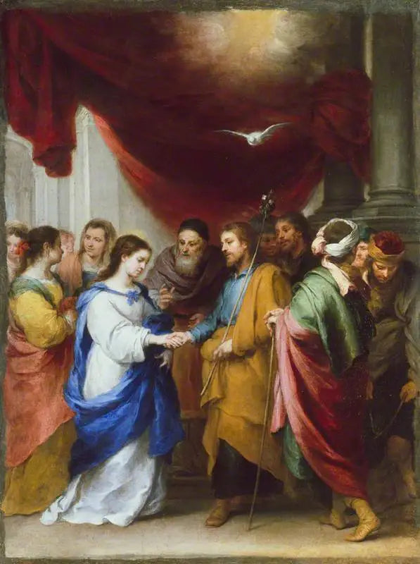 Het huwelijk van de Maagd - Bartolomé Esteban Murillo

Source:
Le Mariage de la Vierge - Bartolomé Esteban Murillo