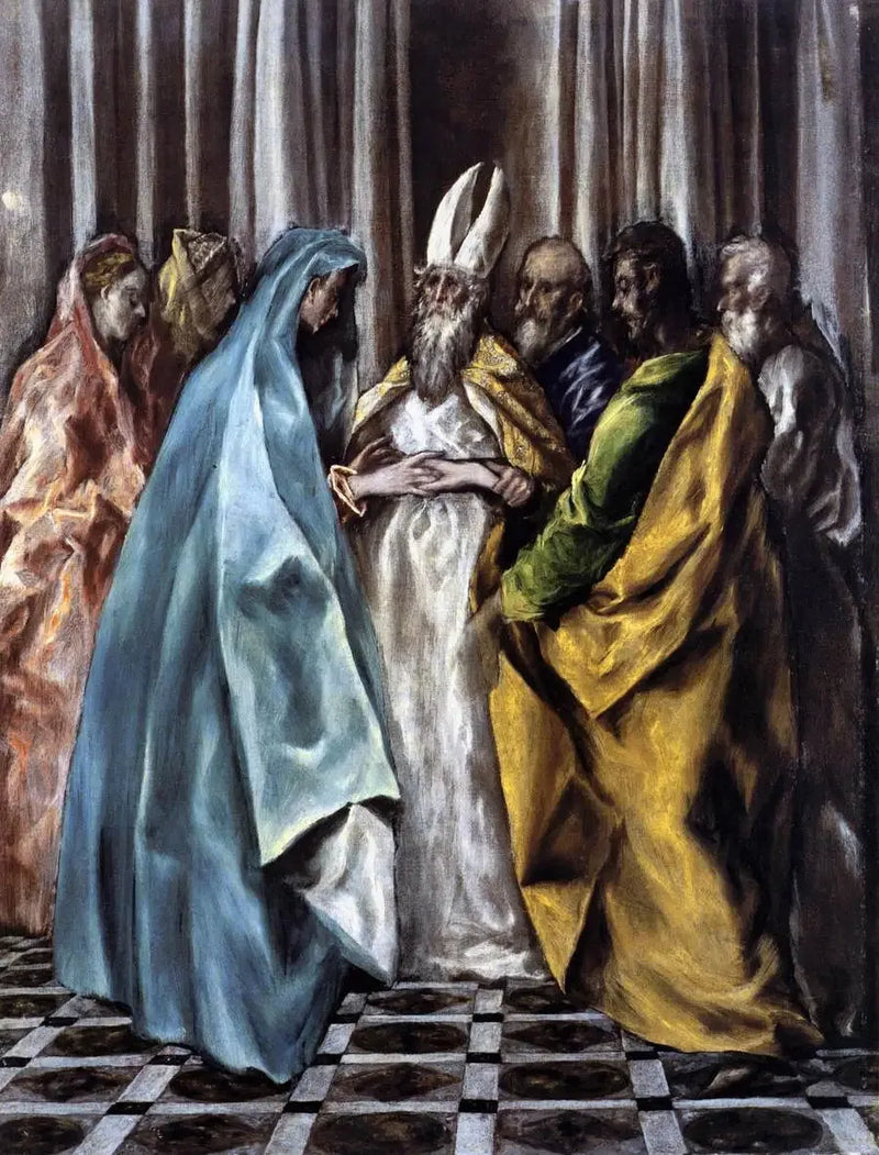 Het huwelijk van de Maagd - El Greco