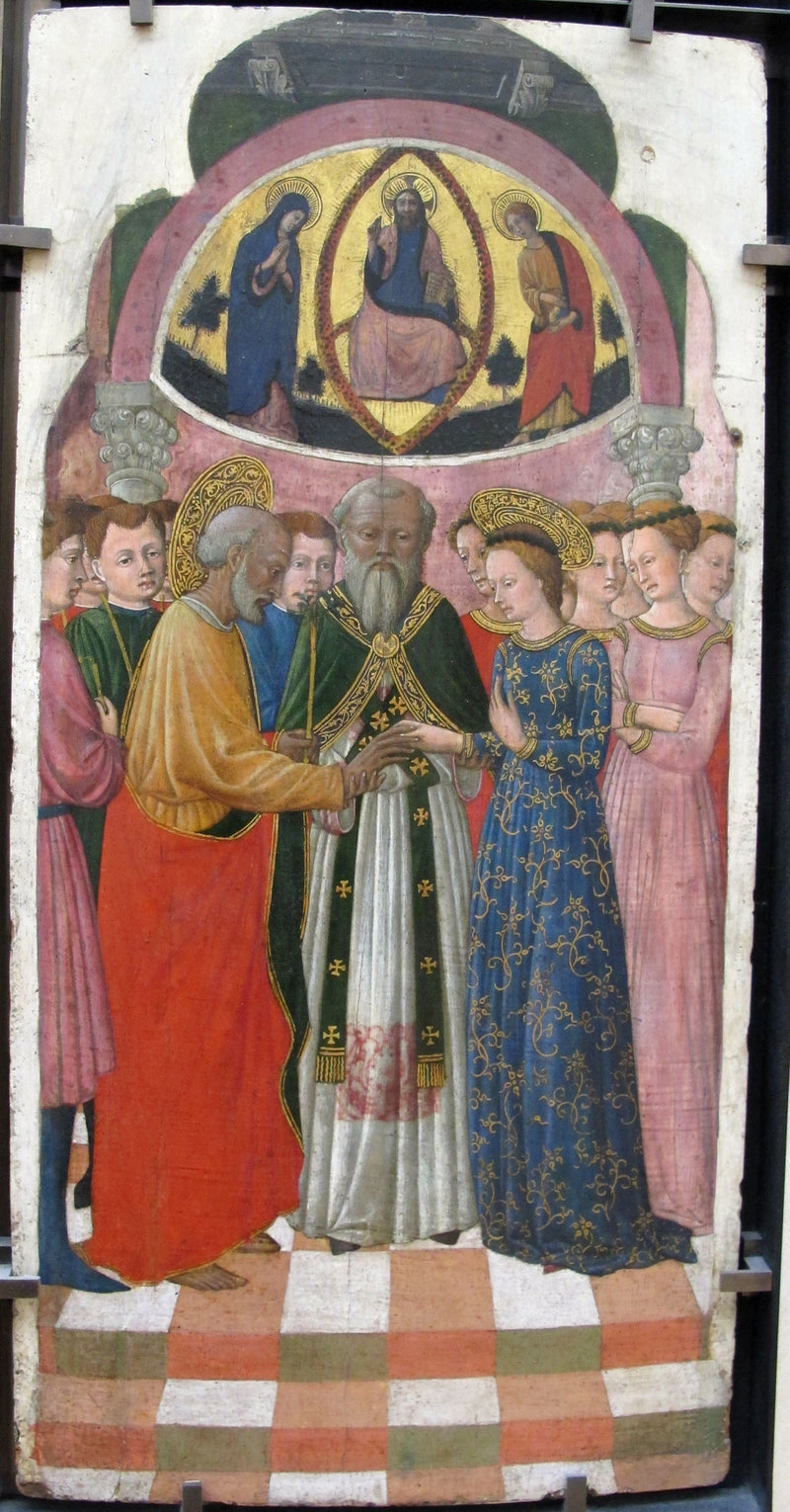 Het Huwelijk van de Maagd - Giovanni Francesco da Rimini