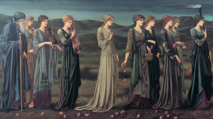Het huwelijk van Psyché - Edward Burne-Jones