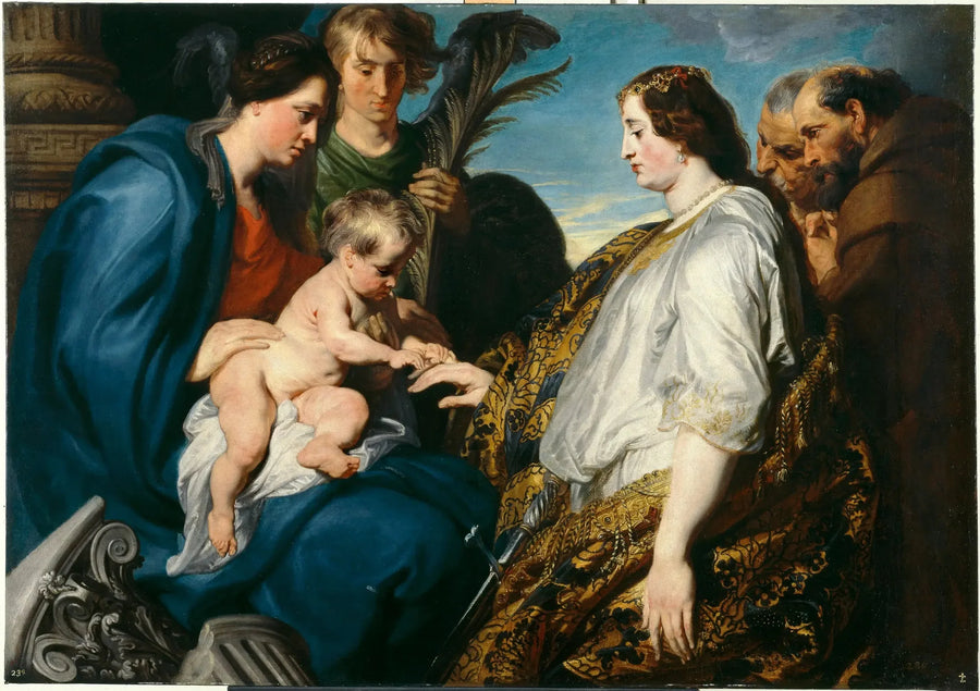 De mystieke bruiloft van Sint Catharina - Antoine van Dyck

Source:
Le Mariage mystique de Sainte Catherine - Antoine van Dyck