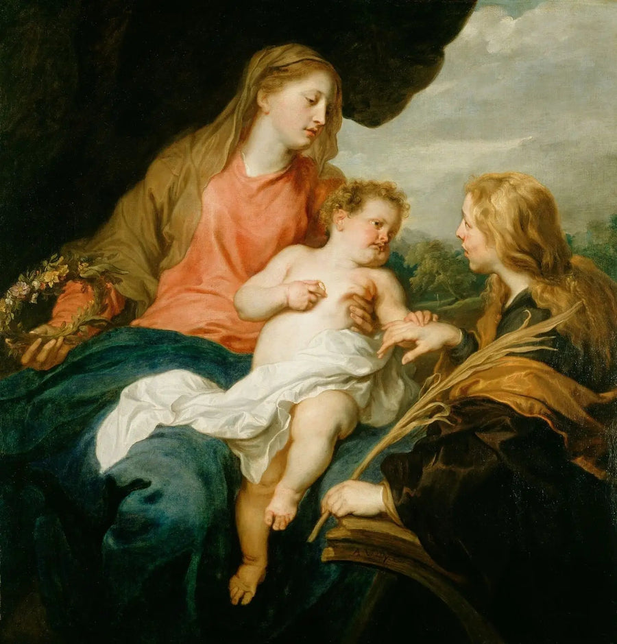 De mystieke bruiloft van Sint-Catharina - Antoine van Dyck

Source:
Le mariage mystique de sainte Catherine - Antoine van Dyck