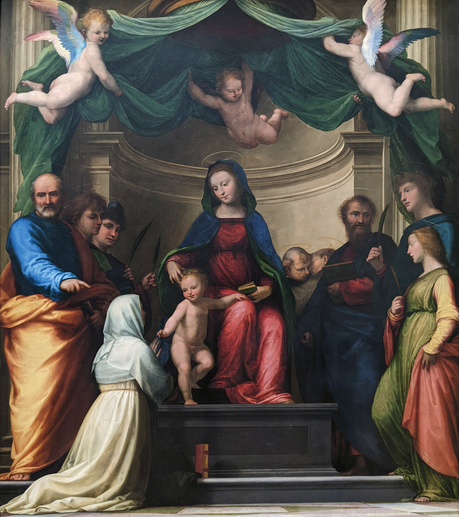 Het Mystieke Huwelijk van Sint Catharina van Siena - Fra Bartolomeo