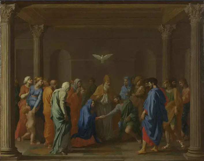 Het huwelijk - Nicolas Poussin