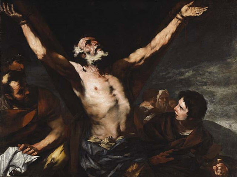 Het martelaarschap van Sint-André - Luca Giordano