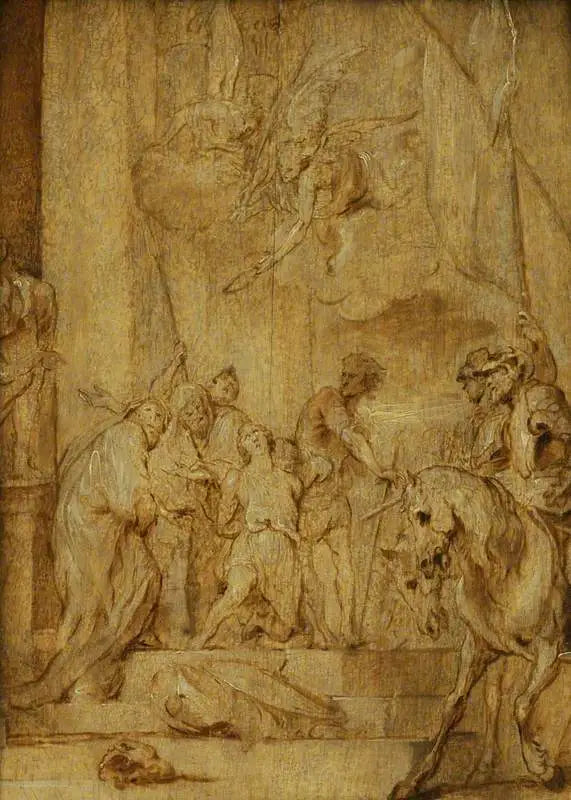 De marteling van Sint-Joris - Antoine van Dyck

Source:
Le martyre de saint Georges - Antoine van Dyck