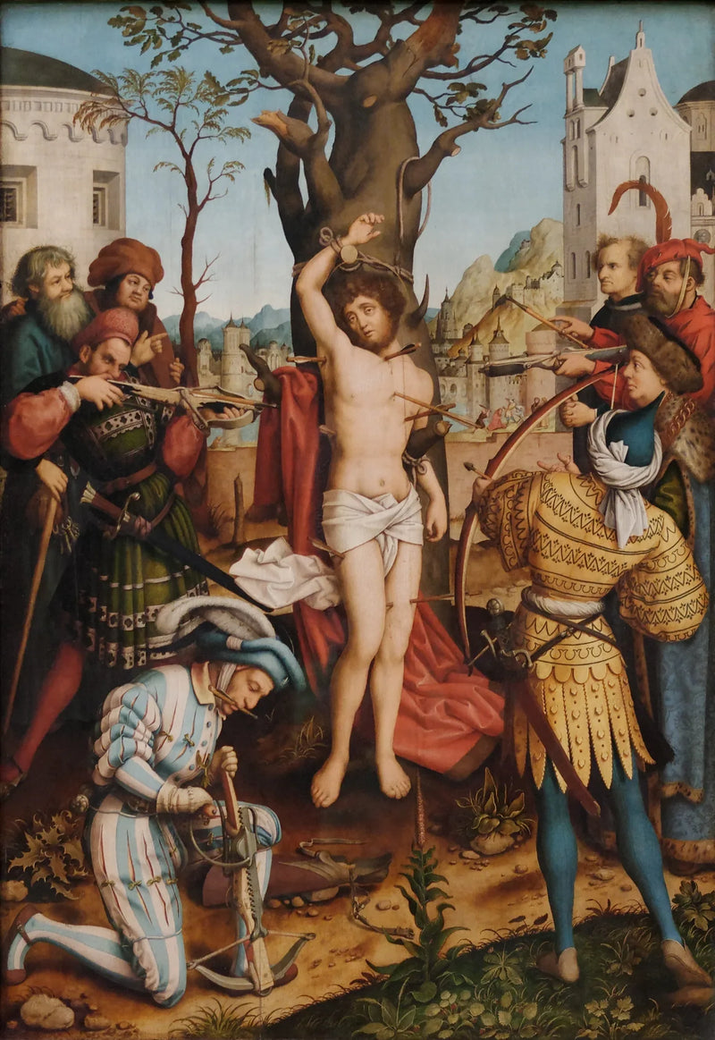 De marteling van Sint Sebastianus - Hans Holbein de Oudere