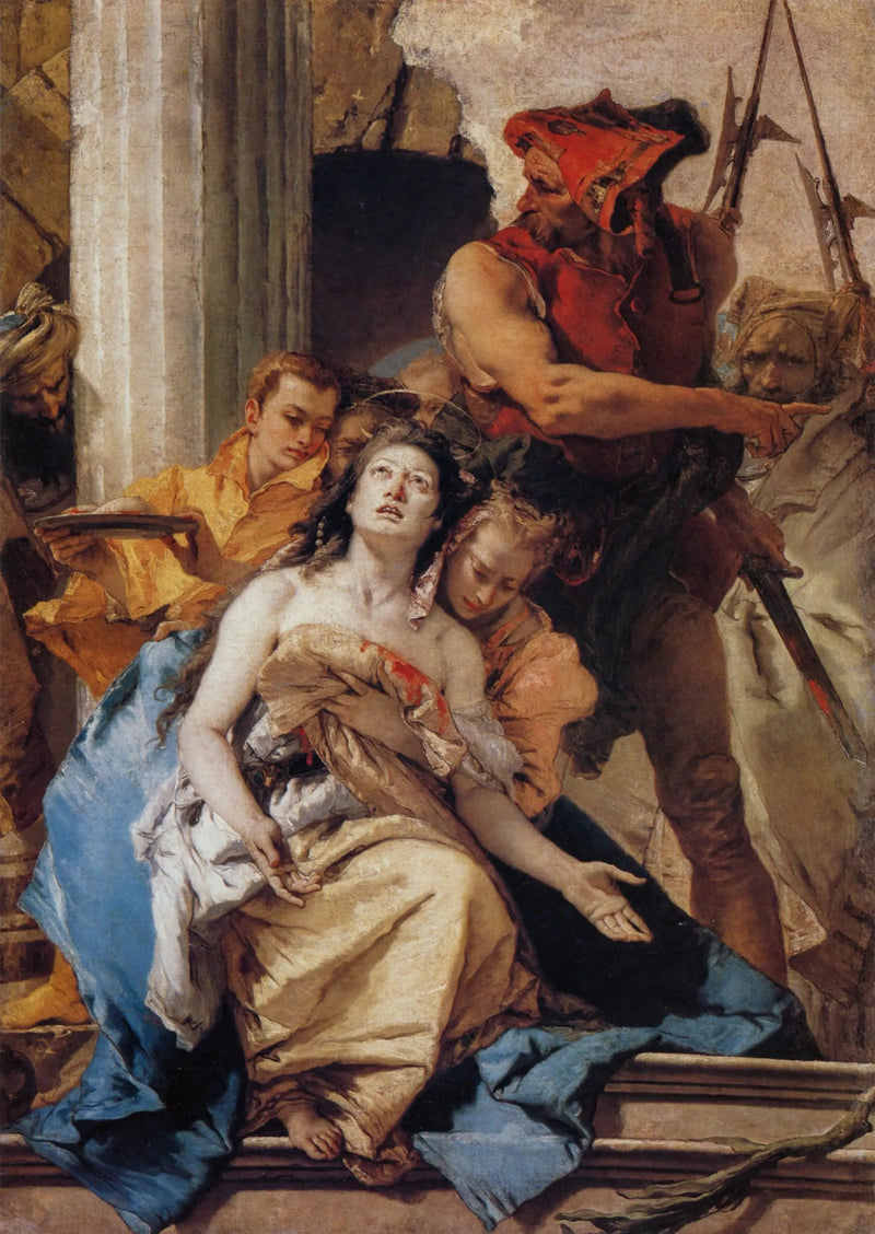 De Marteling van Sint Agatha - Giovanni Battista Tiepolo