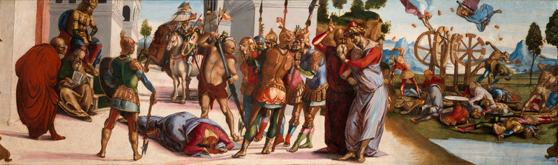 Het martelaarschap van Sint-Catharina van Alexandrië - Luca Signorelli