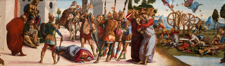 Het martelaarschap van Sint-Catharina van Alexandrië - Luca Signorelli