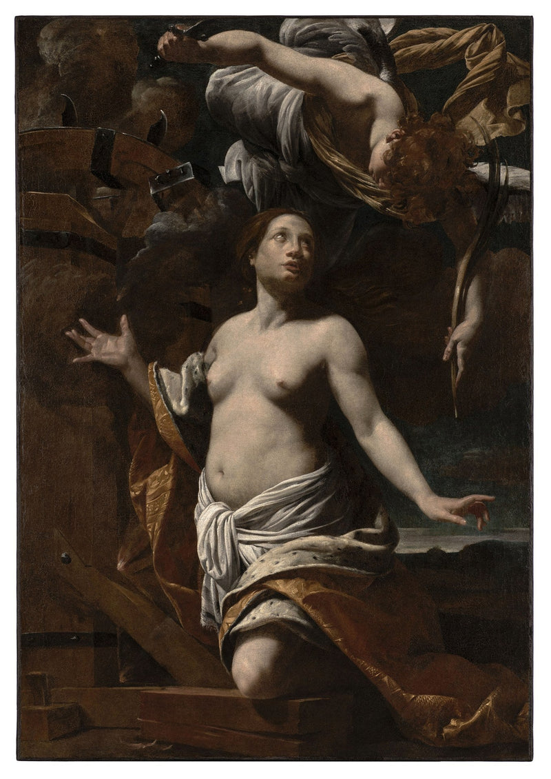Het martelaarschap van Sint-Catharina - Simon Vouet