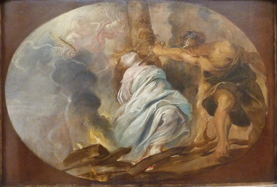 De marteling van Sint Lucia - Peter Paul Rubens