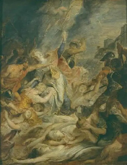 De marteling van Sint-Ursula - Peter Paul Rubens