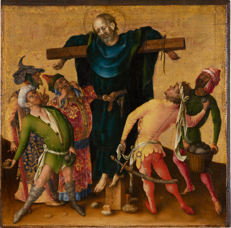 Het martelaarschap van de apostelen: het martelaarschap van Sint-Felix - Stefan Lochner