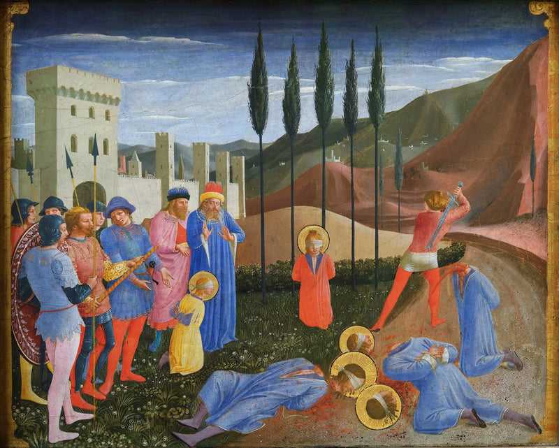 De martelaarschap van de heiligen Cosmas en Damian - Fra Angelico

Source:
Le Martyre des saints Cosme et Damien - Fra Angelico