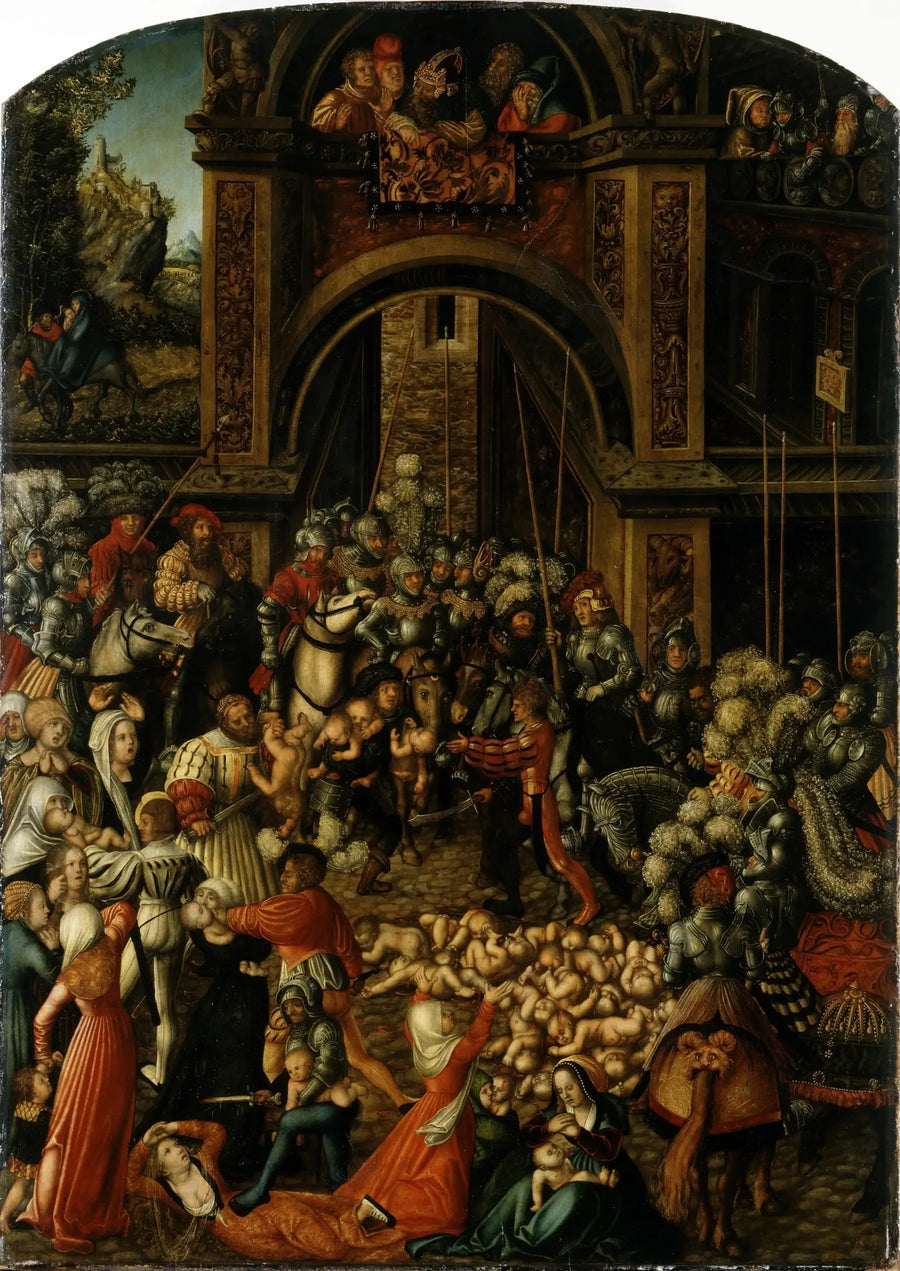 Het Bloedbad van onschuldigen - Lucas Cranach de Oudere