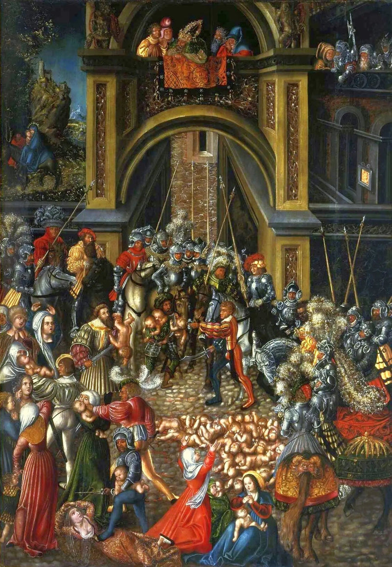 Het Bloedbad van onschuldigen - Lucas Cranach de Oudere