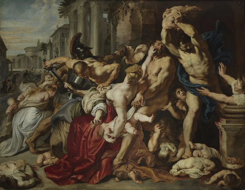De Bloedbad der Onschuldigen - Peter Paul Rubens