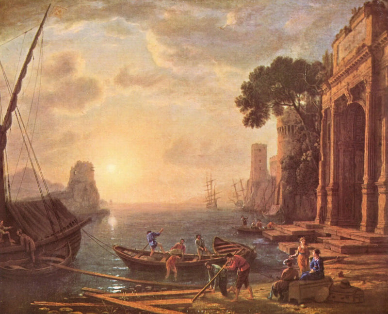 De ochtend in een zeehaven - Claude Lorrain