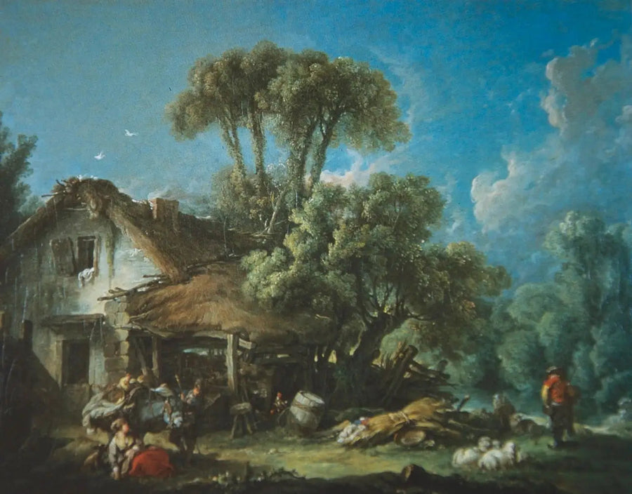 De ochtend (rond Beauvais) - François Boucher
