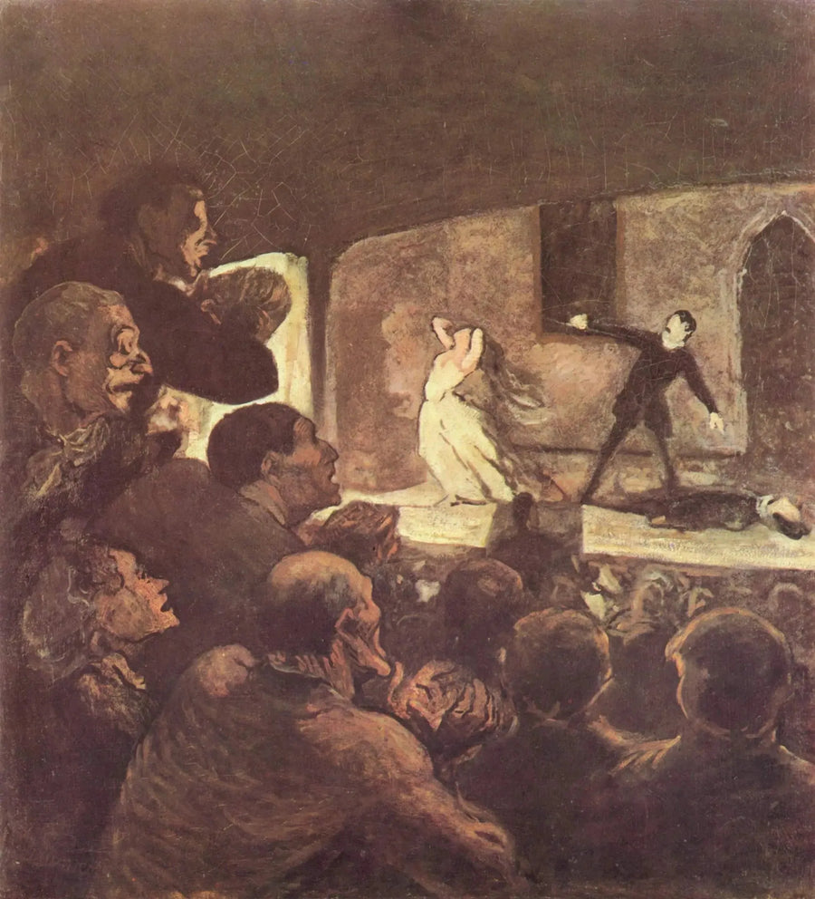 Het melodrama - Honoré Daumier