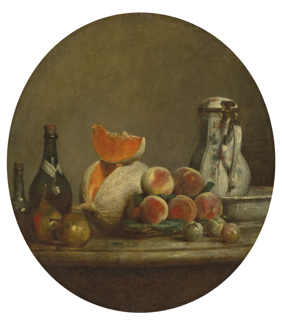 De Geopende Meloen - Jean Simeón Chardin
