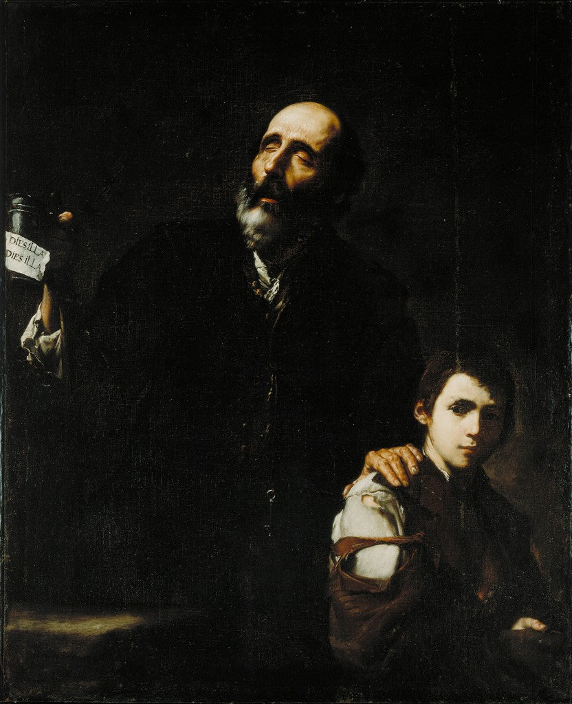 De blinde bedelaar en zijn jongen - Jusepe de Ribera