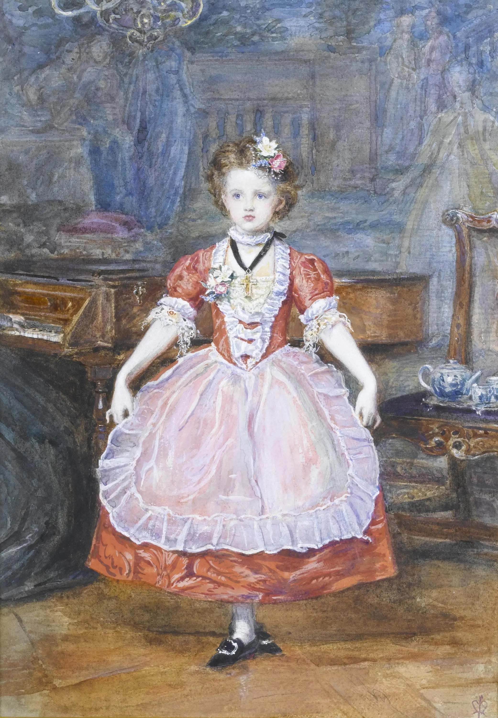 Le Menuet - John Everett Millais image 1 reproduction réalisée par Alpha Reproduction