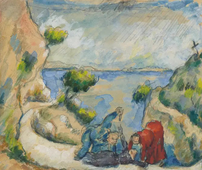 De moord in de kloof - Paul Cézanne