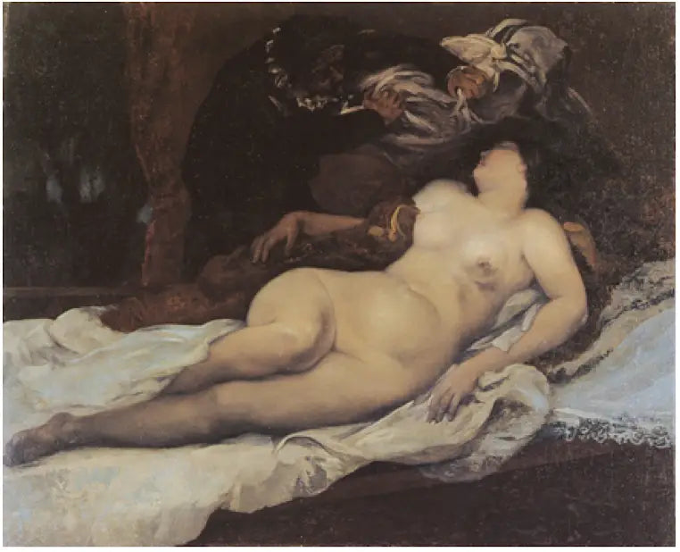 De moord op Desdémona - Gustave Courbet