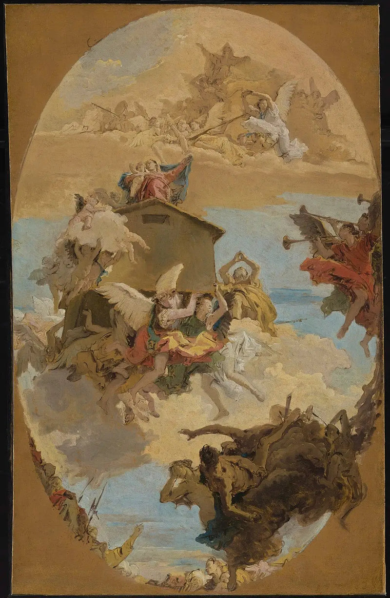 Het wonder van het Heilige Huis van Loreto - Giovanni Battista Tiepolo