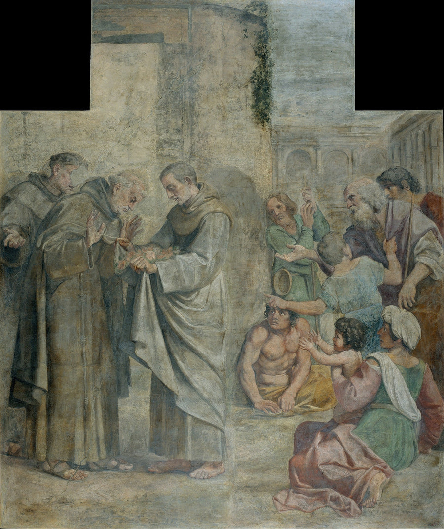 Het wonder van de rozen - Annibale Carracci