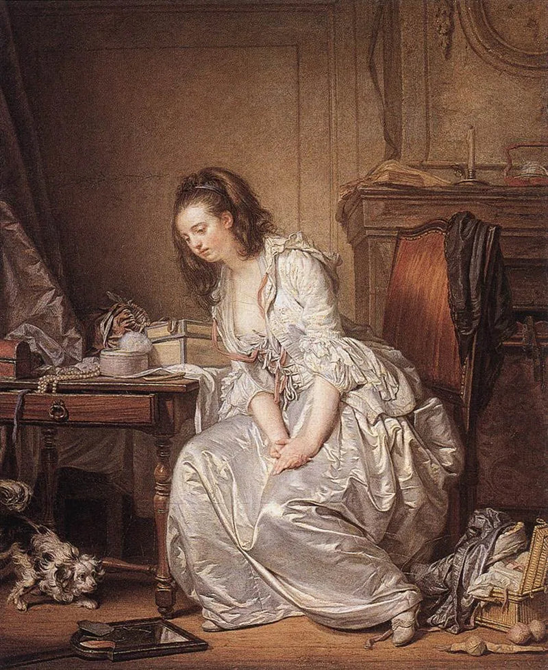 De gebroken spiegel - Jean-Baptiste Greuze