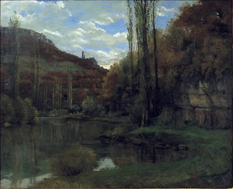 Het Spiegel van Scey - Gustave Courbet