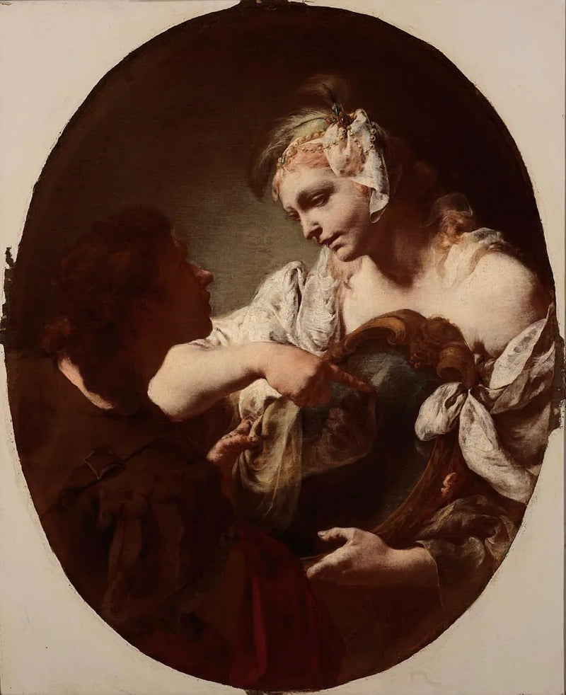 De Magische Spiegel - Giovanni Battista Piazzetta