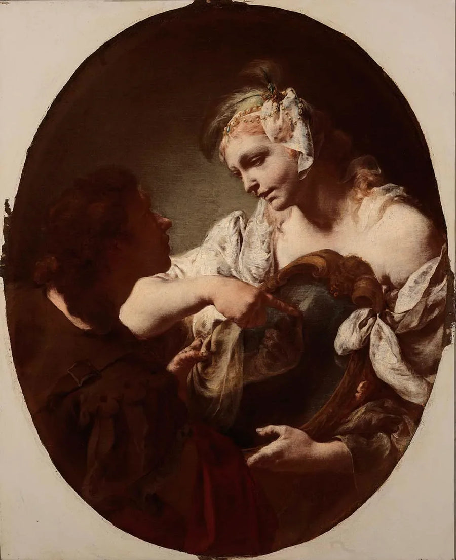 De Magische Spiegel - Giovanni Battista Piazzetta