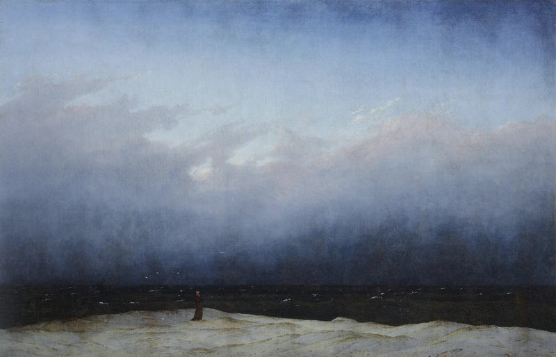 De monnik aan de zee - Caspar David Friedrich