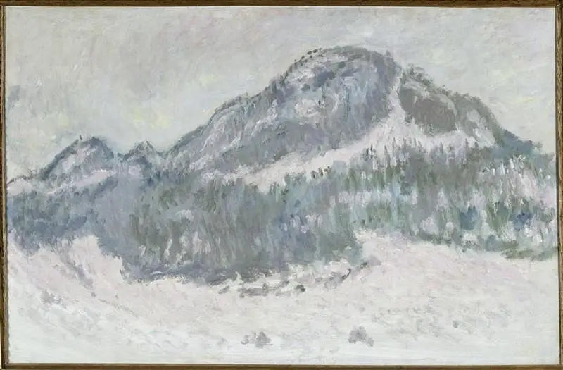 Le Mont Kolsaas en Norvège - Claude Monet image 1 reproduction artisanale de tableau
