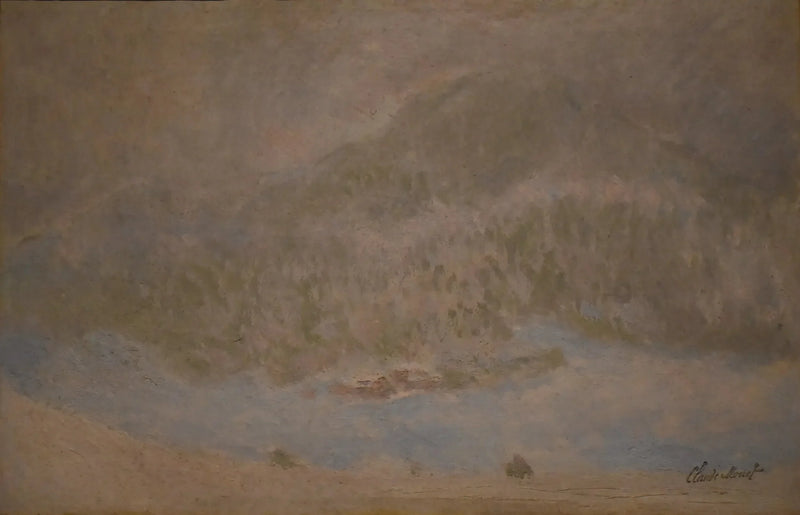 De berg Kolsaas, Noorwegen (Sneeuwstorm) - Claude Monet