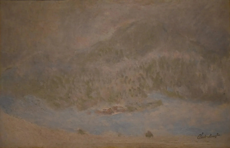 De berg Kolsaas, Noorwegen (Sneeuwstorm) - Claude Monet