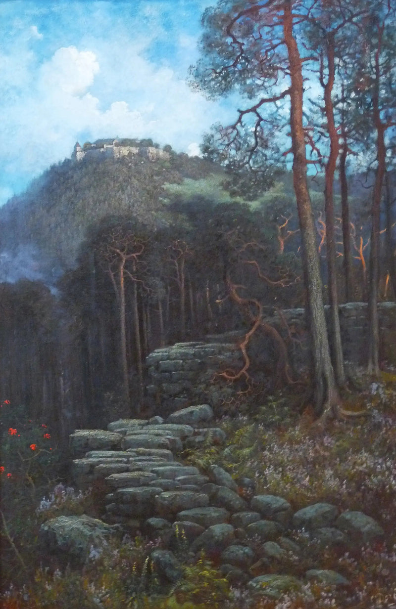 De Mont Sainte-Odile met de heidense muur - Gustave Doré