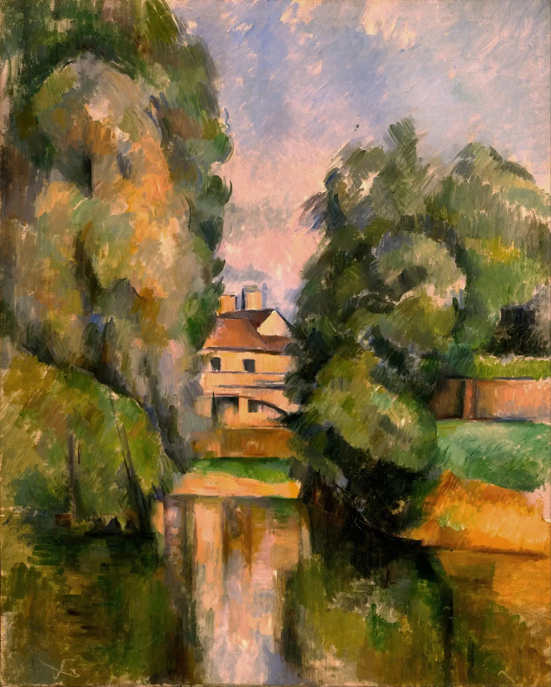De verbrande molen in Maisons-Alfort - Paul Cézanne